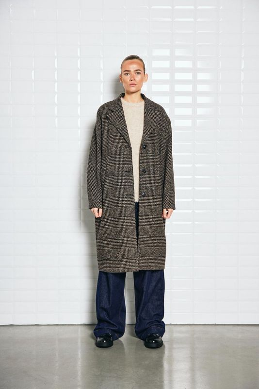 WBLVISTA CHECKED COAT