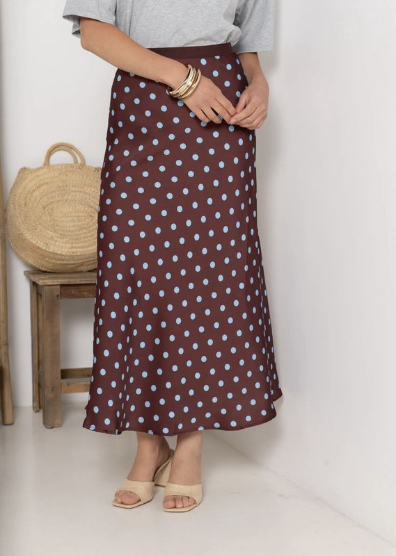 polka dot skirt