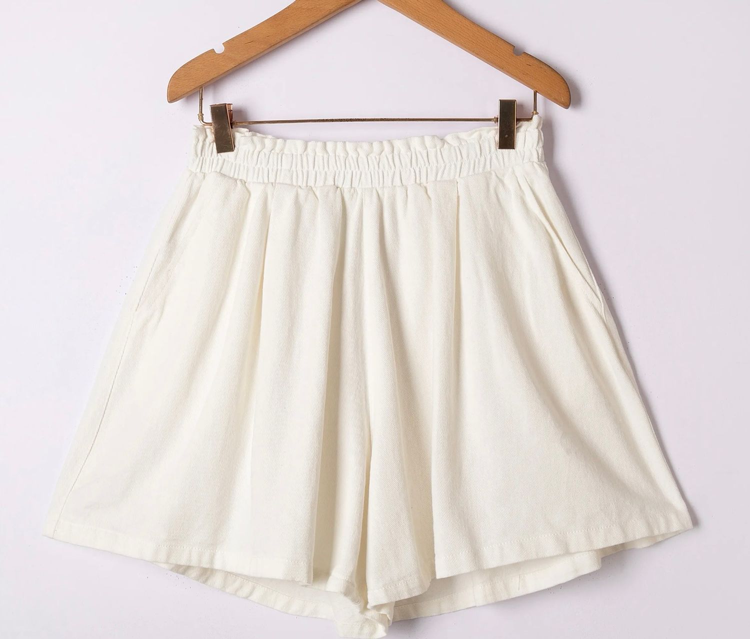 Short  Aline, Colour: wit, maat: s/m