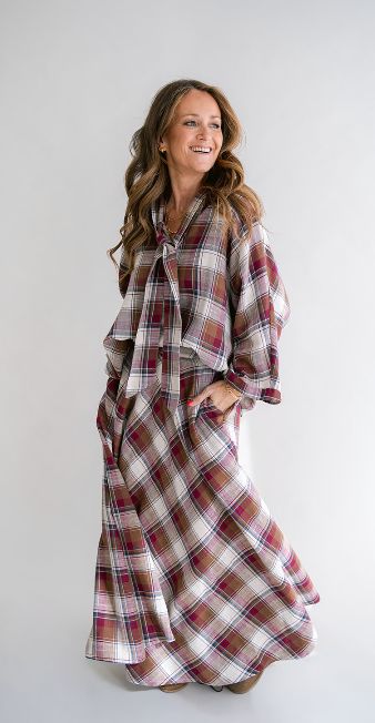june skirt square bordeaux