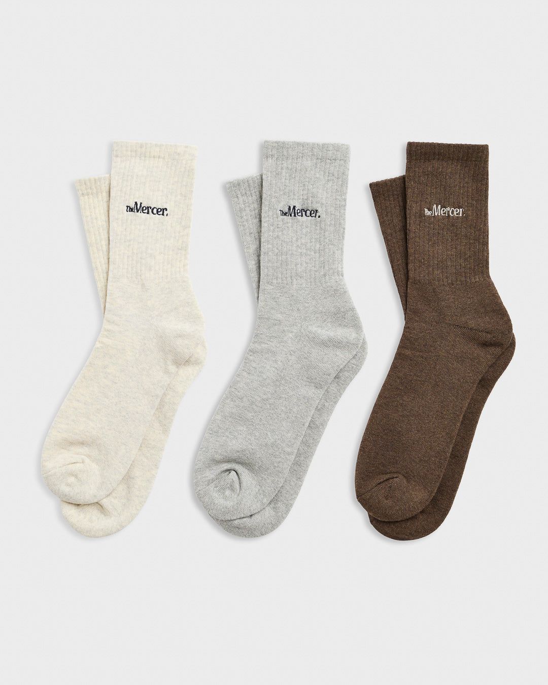 The Mercer Melange 3-Pack Socks