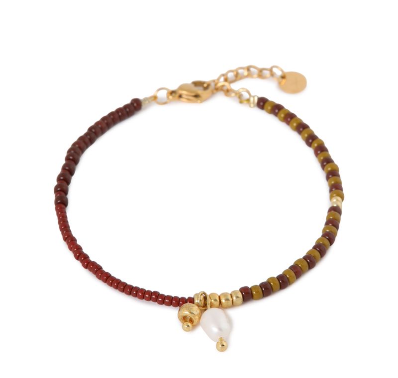 Oxblood Bracelet Gold