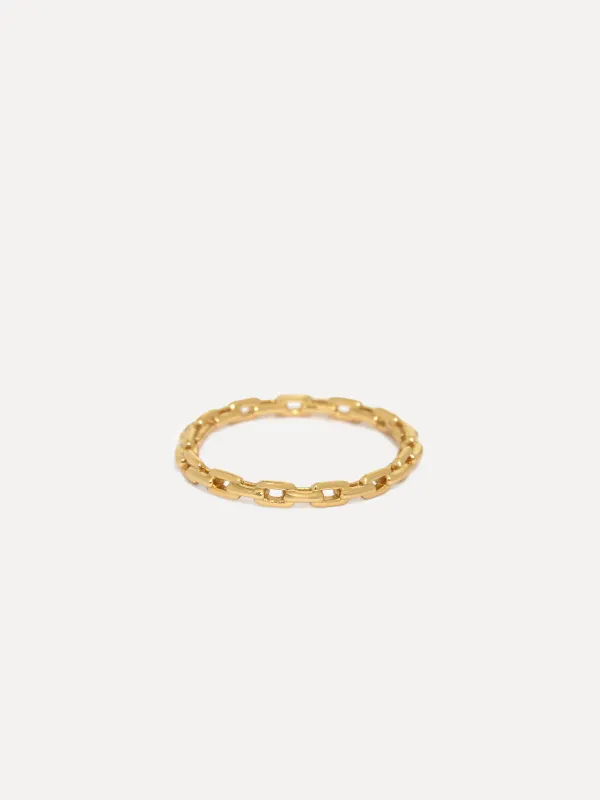 Chloe link chain ring