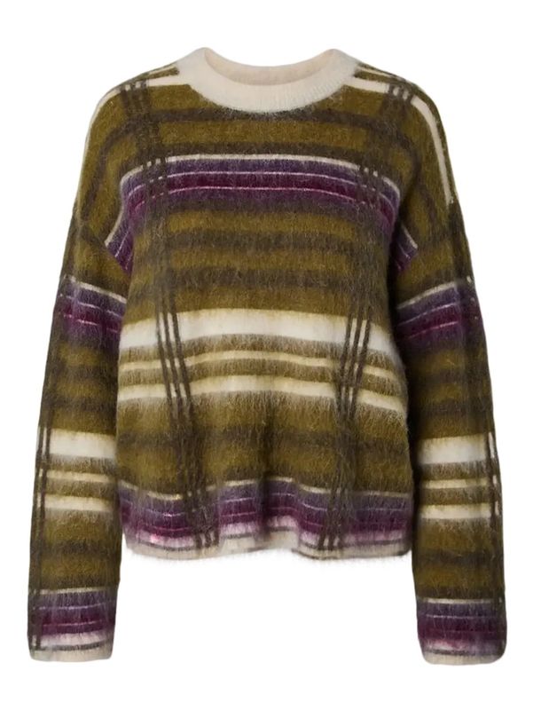 YASCHEA LS mohair blend knit pillover