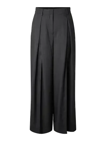 YASELURA hw wide pants S.