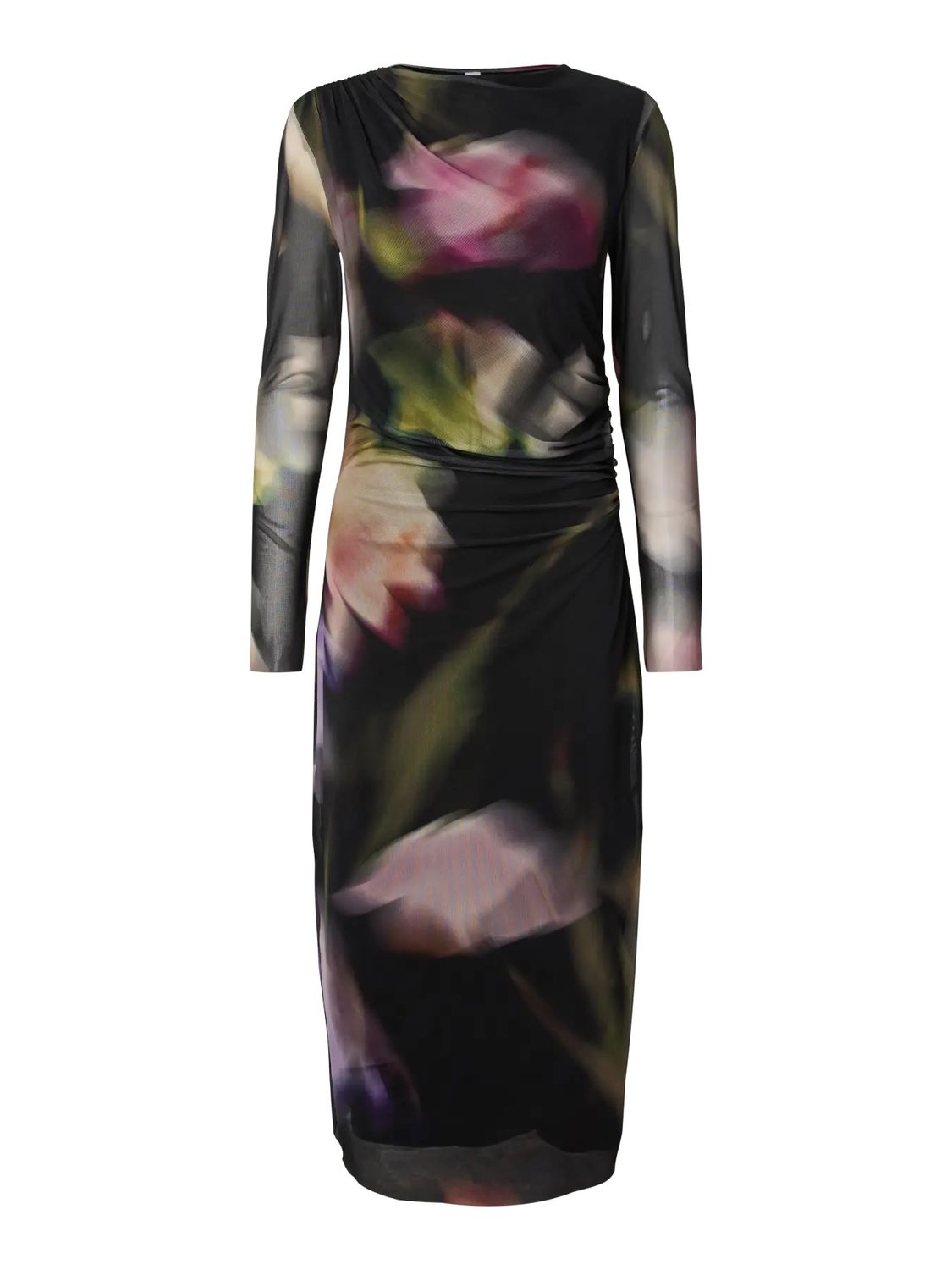 Yasshama LS Long Mesh Dress