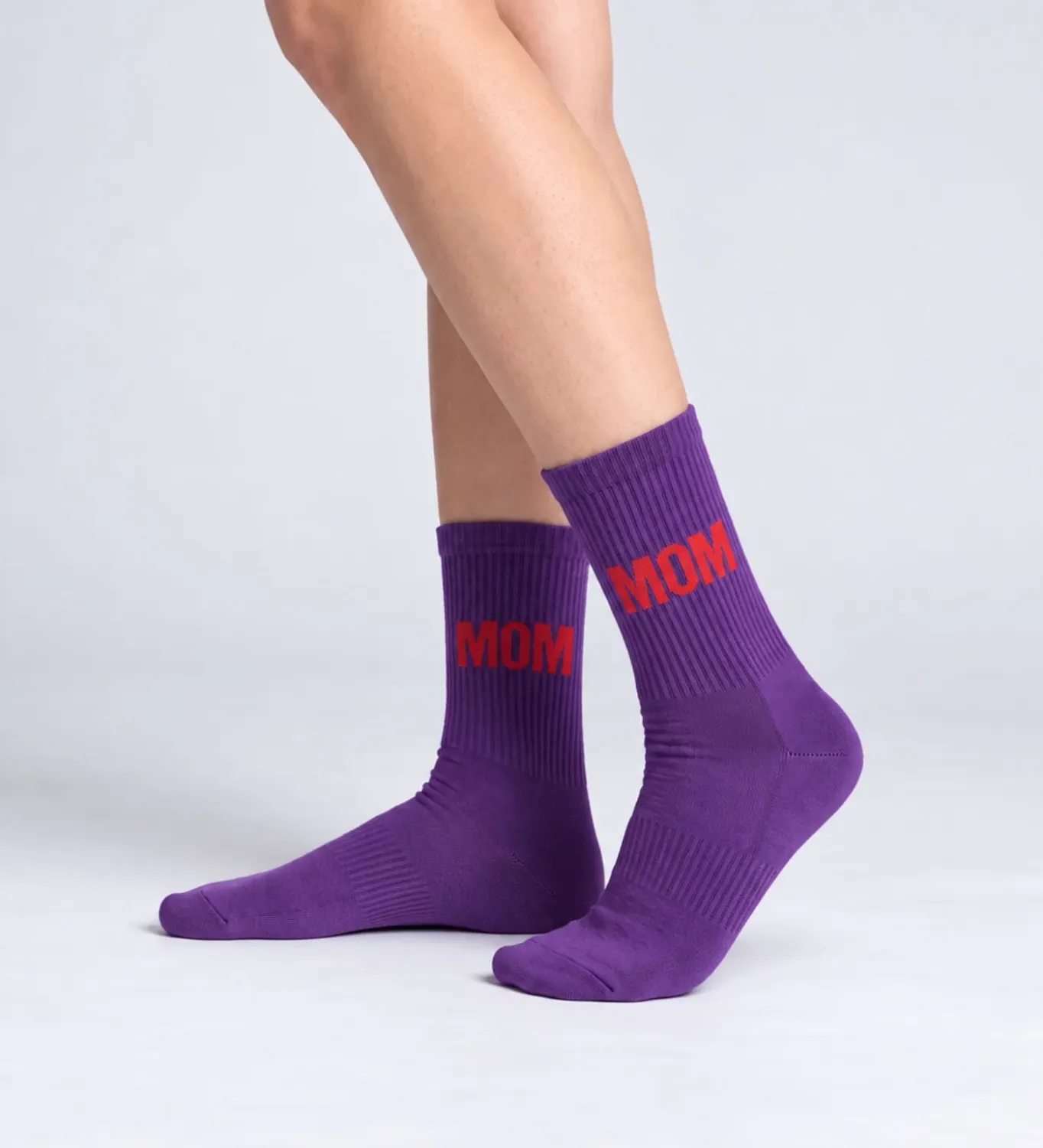 Mom socken Lila