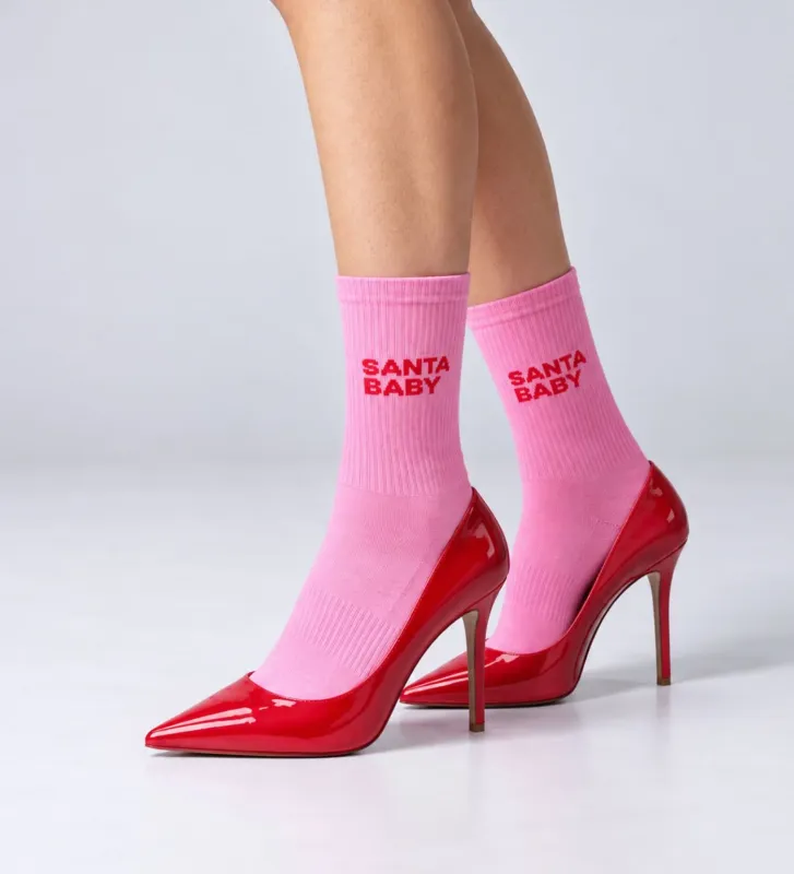 Santa baby socken