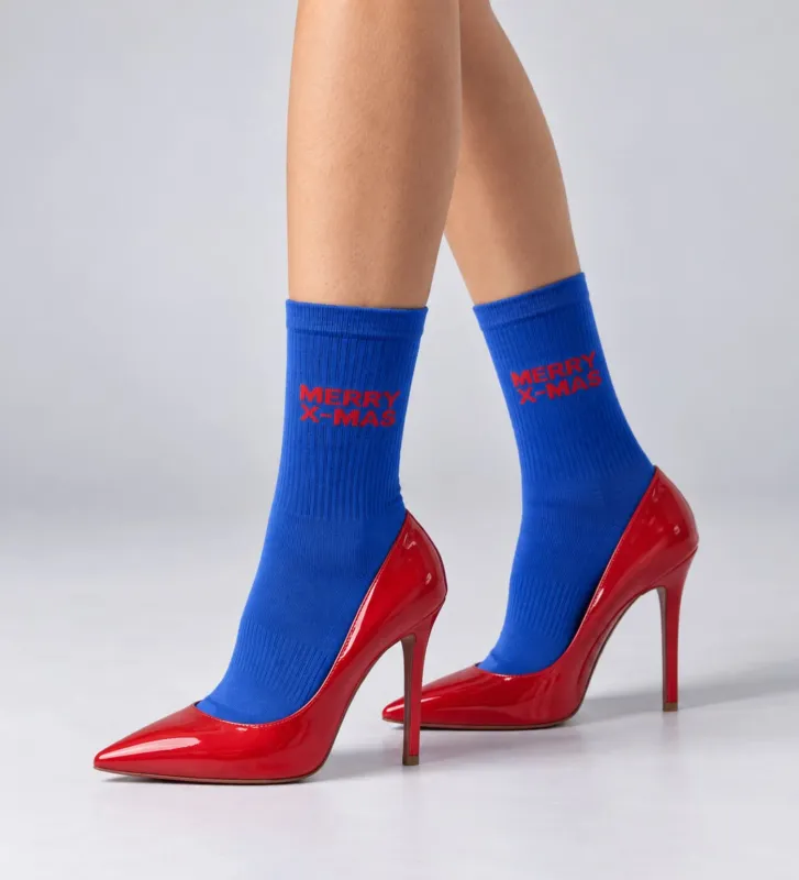 Marry x-mas socken