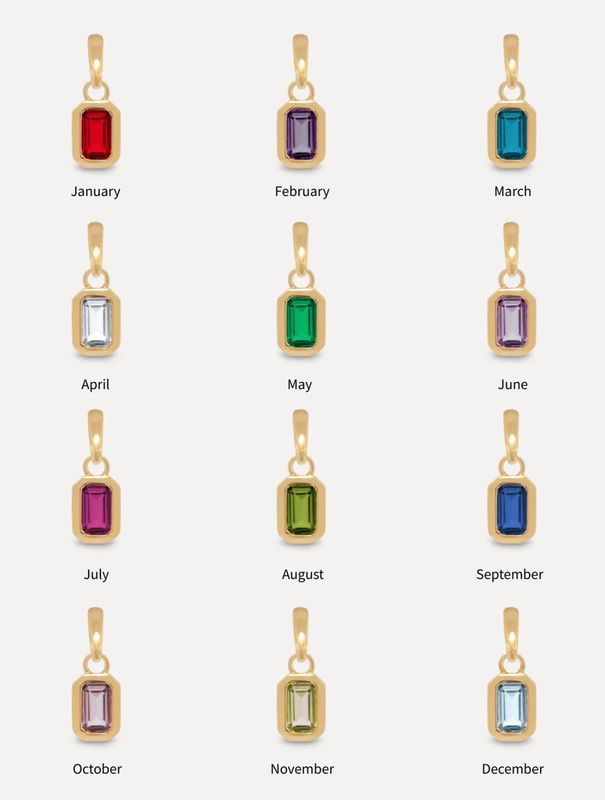 Charm Birthstone