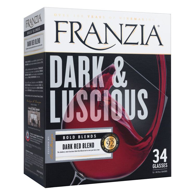 Franzia Dark Red Vs Bib