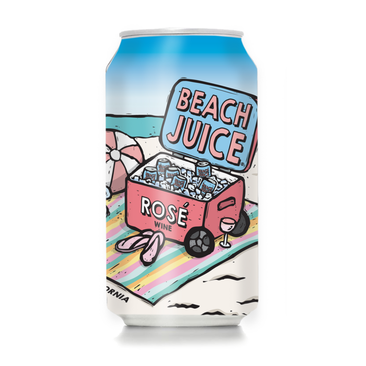 Beach Juice Rose Can 24Pk