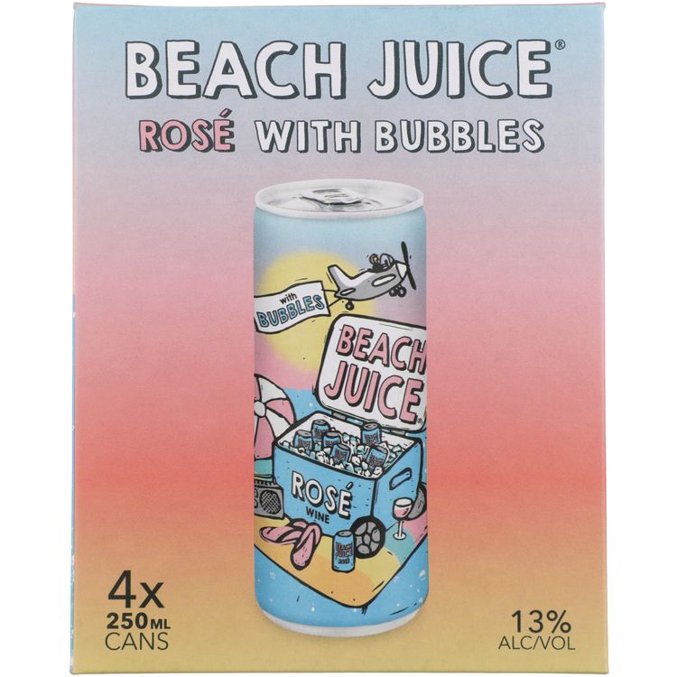 Beach Juice Rose With Bubble Can4P