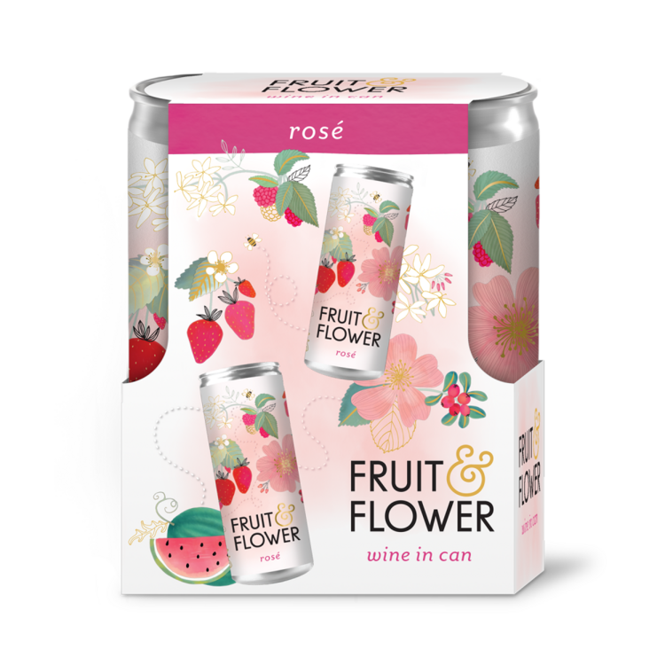 Fruit&amp;Flower Rose Can 12/2Pk