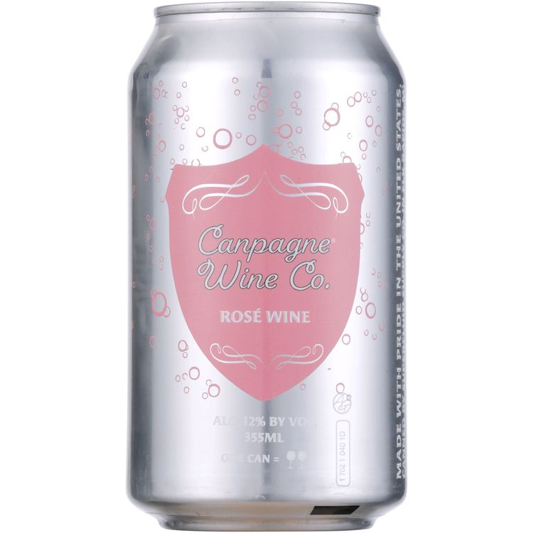 Canpagne Bubbly Rose Can 2/12Pk