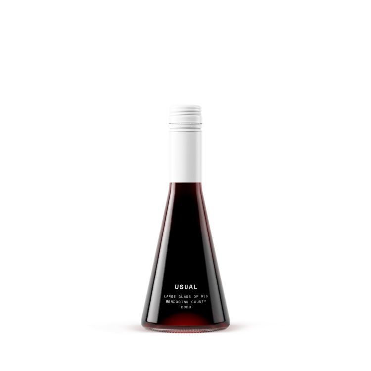 Usual Red Wine Mendocino(Sc)20 4Pk