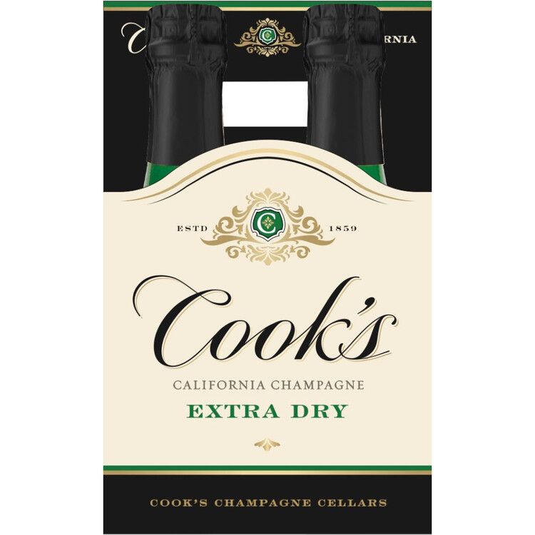 Cooks Extra Dry Champagne 6/4Pk