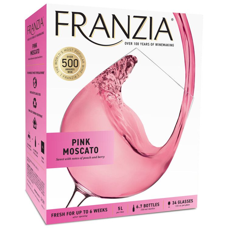 Franzia Pink Moscato Vs Bib