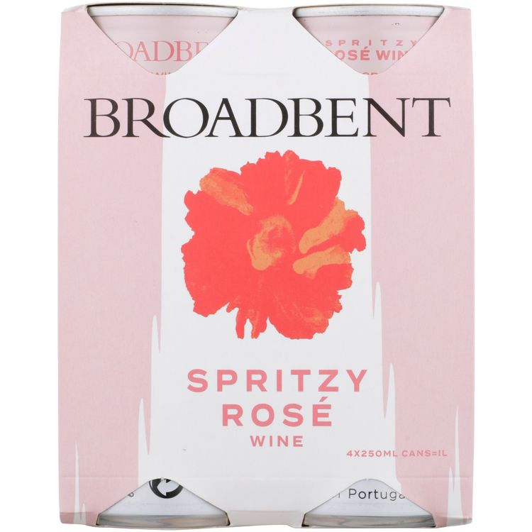 Broadbent Spritzy Rose Can 6/4Pk