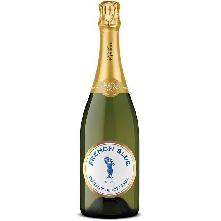 French Blue Brut Cremant Bordeaux