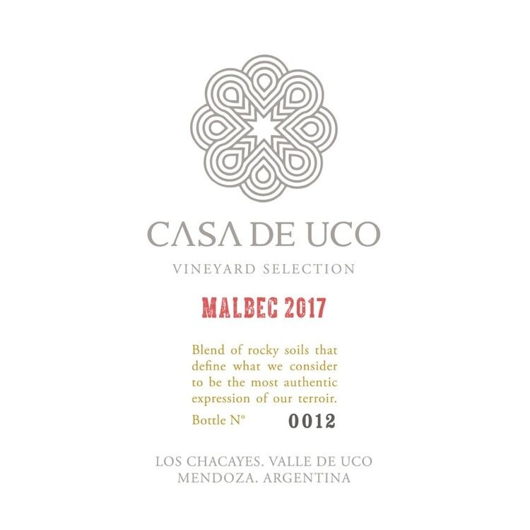 Casa De Uco Malbec Vyd Sel 17