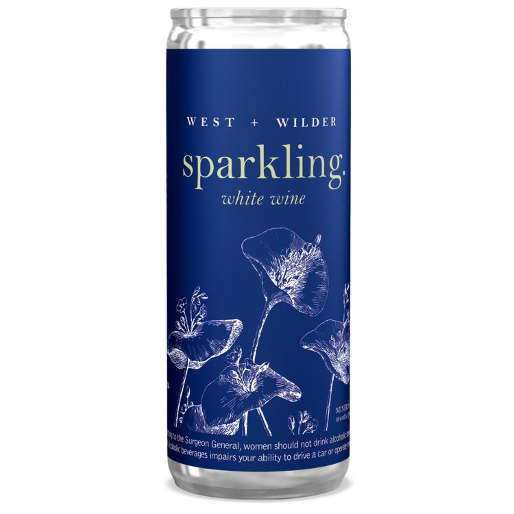 West + Wilder Spkl White Can 24Pk