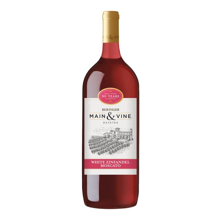 Beringer Main&amp;Vine White Zinf Mosc