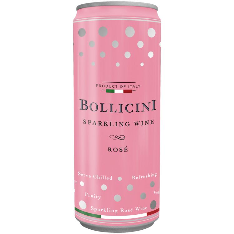 Bollicini Spark Rose Can 6/4P