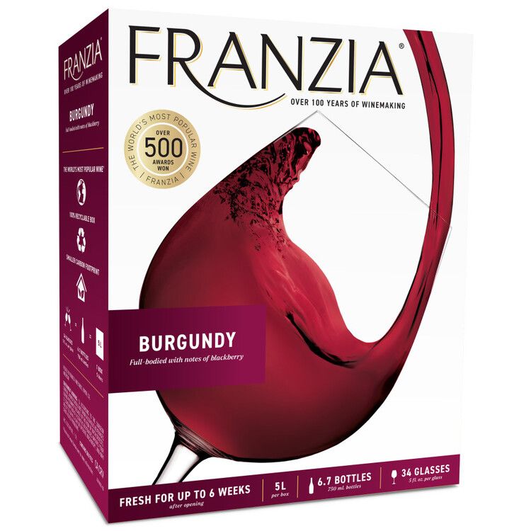 Franzia Burgundy Bib