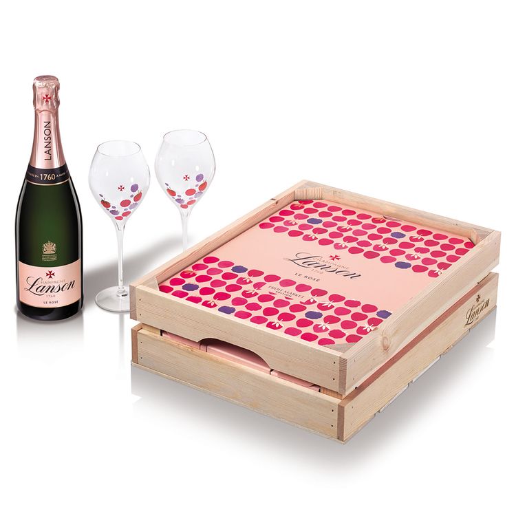 Lanson Brut Rose Le Rosew/Mrkt Gb