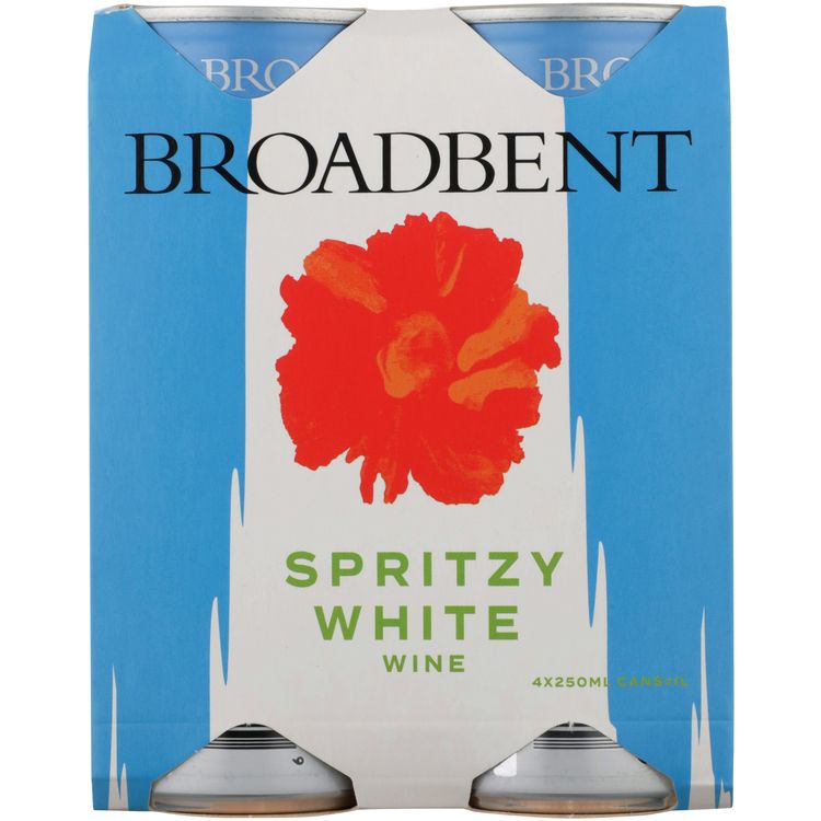 Broadbent Spritzy White Can 6/4Pk