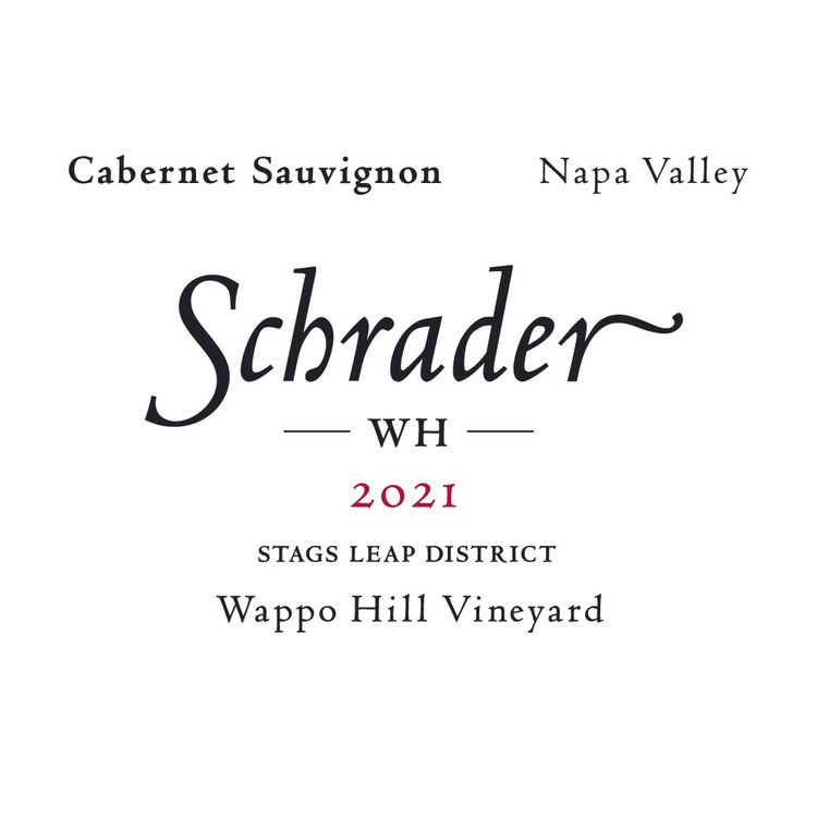 Schrader Cab Sauv Wappo Hill 21
