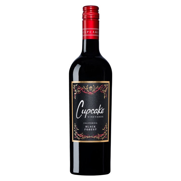 Cupcake Black Forest Decadent Red