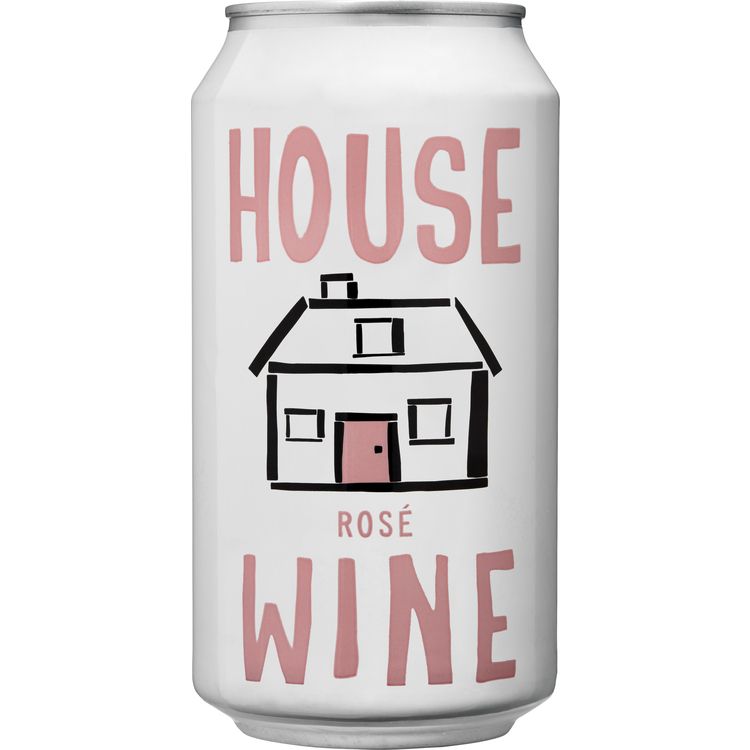 House Wine Rose Bubbles Can 12Pk