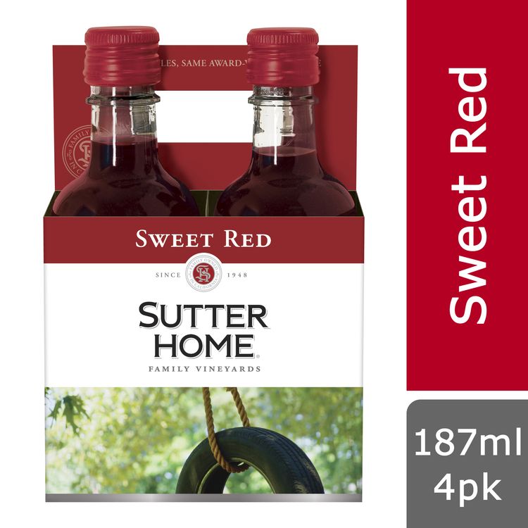Sutter Home Sweet Red 6/4Pk Pet