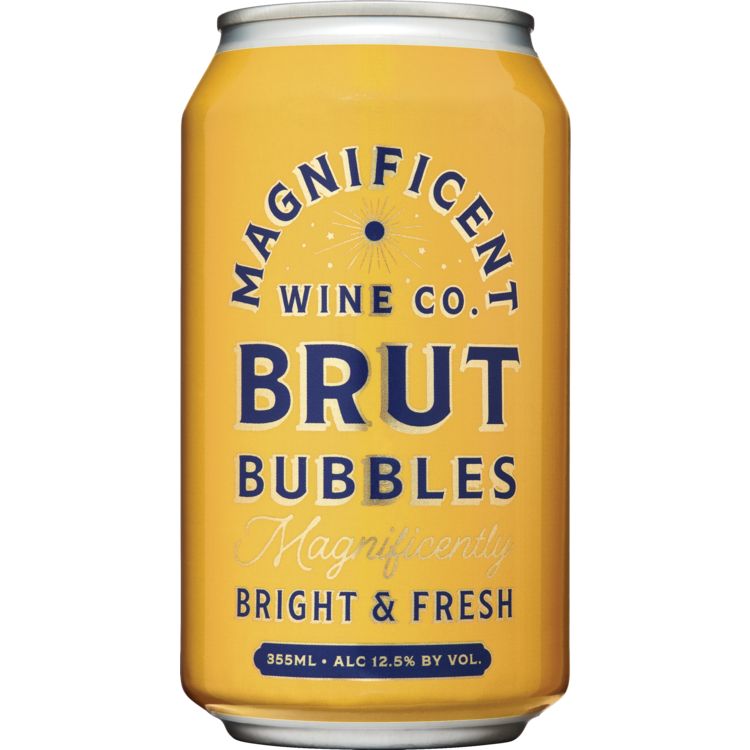 Magnificent Brut Bubbles Can