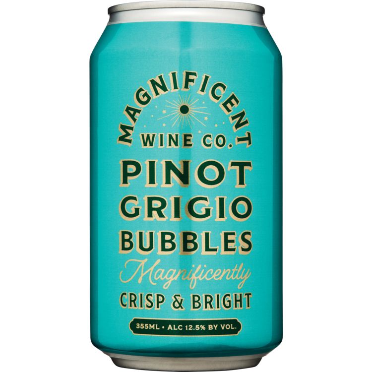 Magnificent P Grigio Bubbles Can