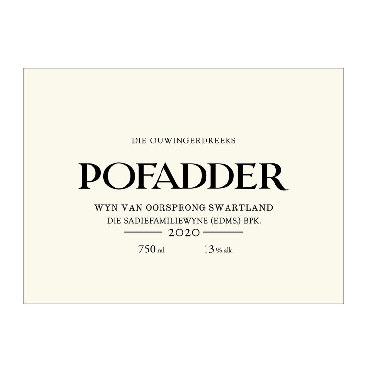 Sadie Cinsault Pofadder 23