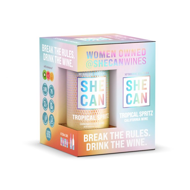 She Can Tropical Spritz Can 6/4Pk