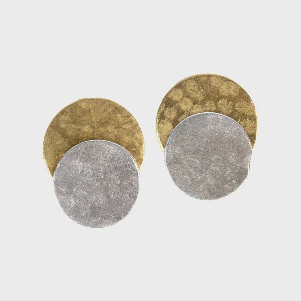 Double Disk Earrings