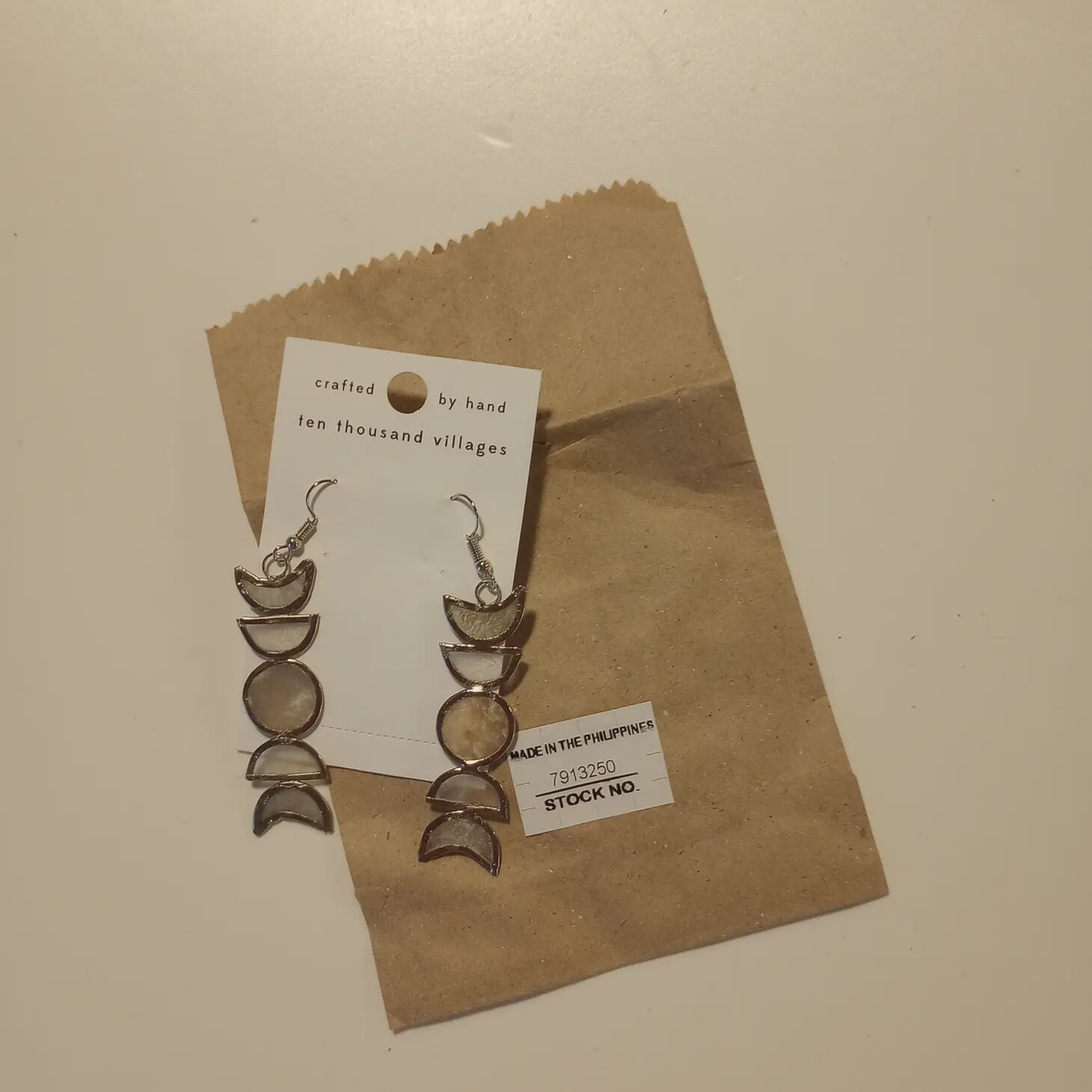 Moon Phase Earrings