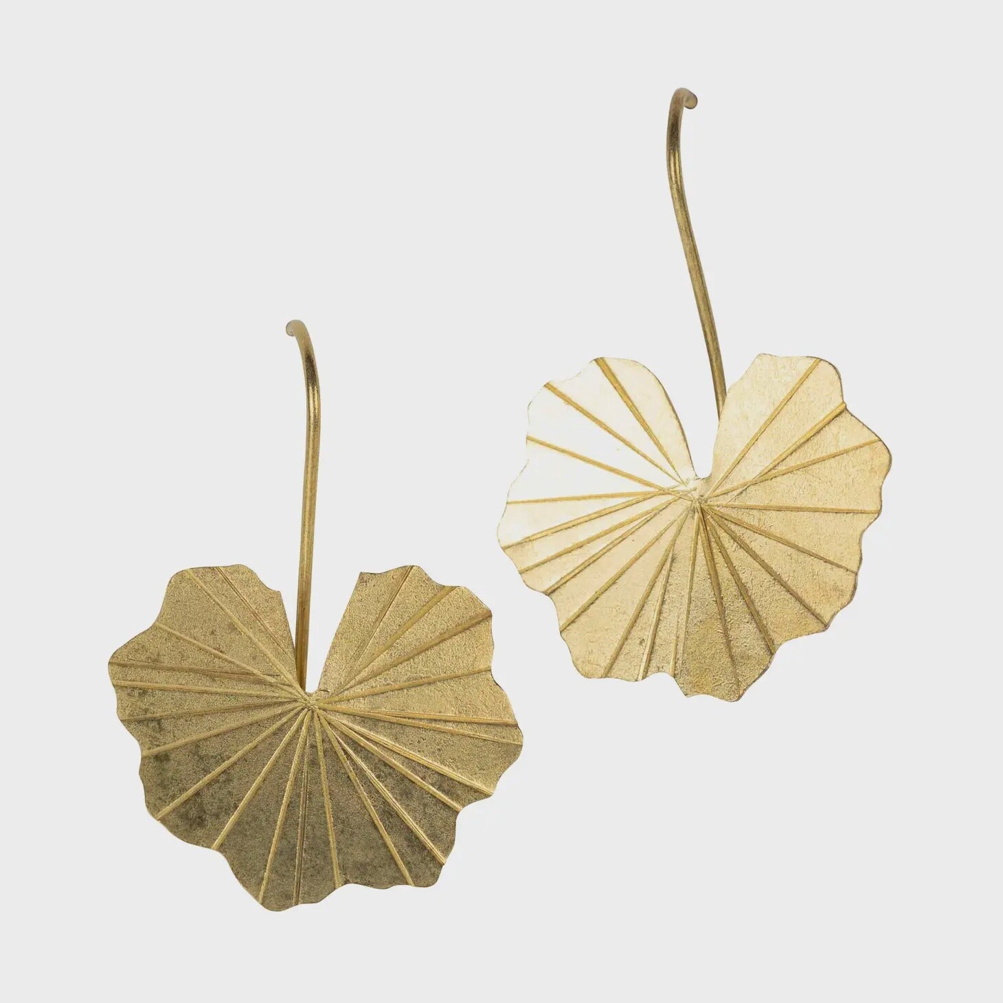 Lotus Leaf Drop Earrings