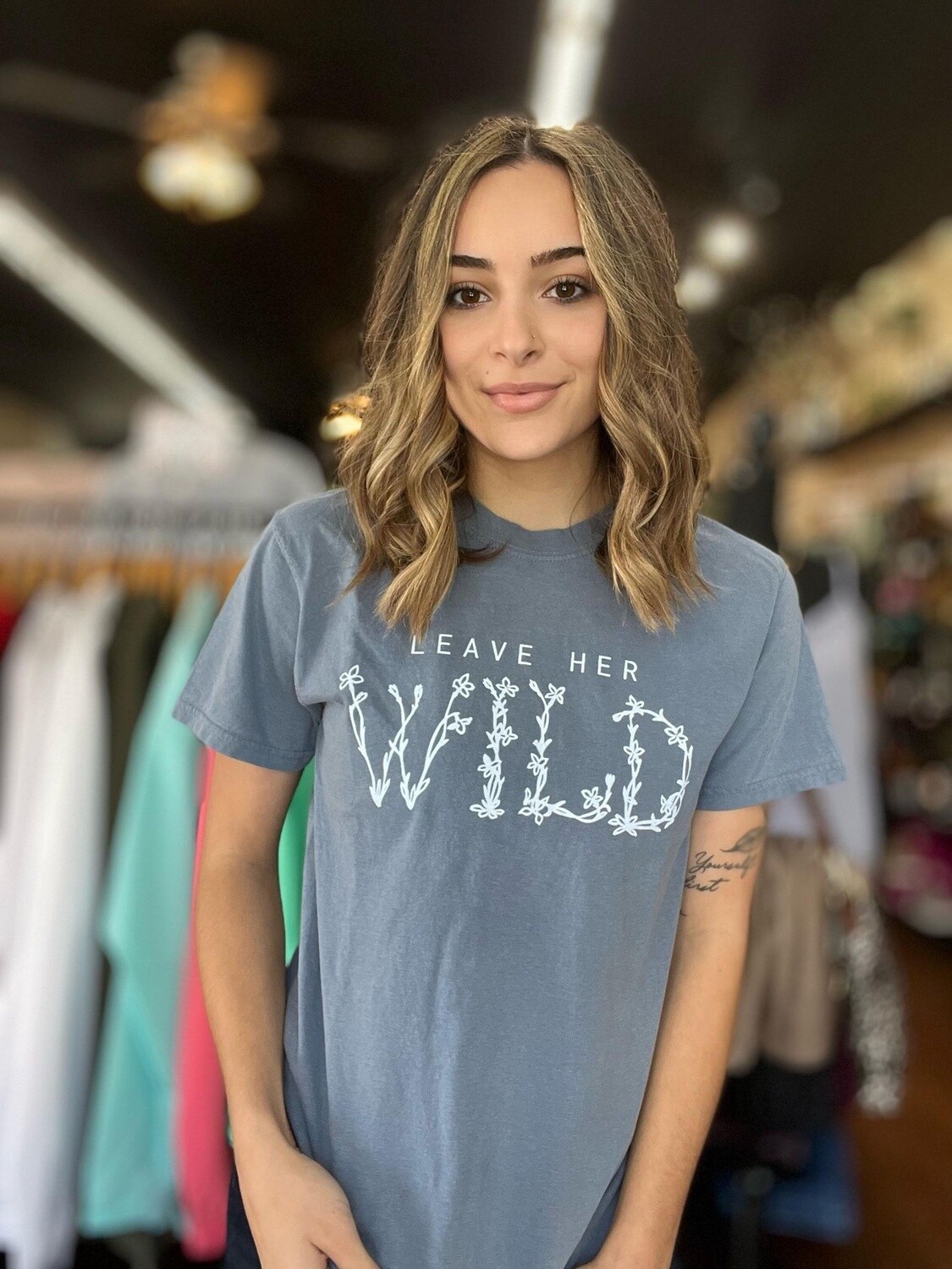 Leave Her Wild Tee