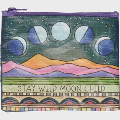 Stay Wild Moon Child Zipper Wallet