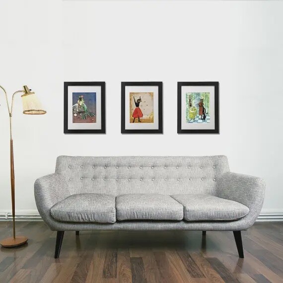 Mermaid Pug 8x10 Art Print