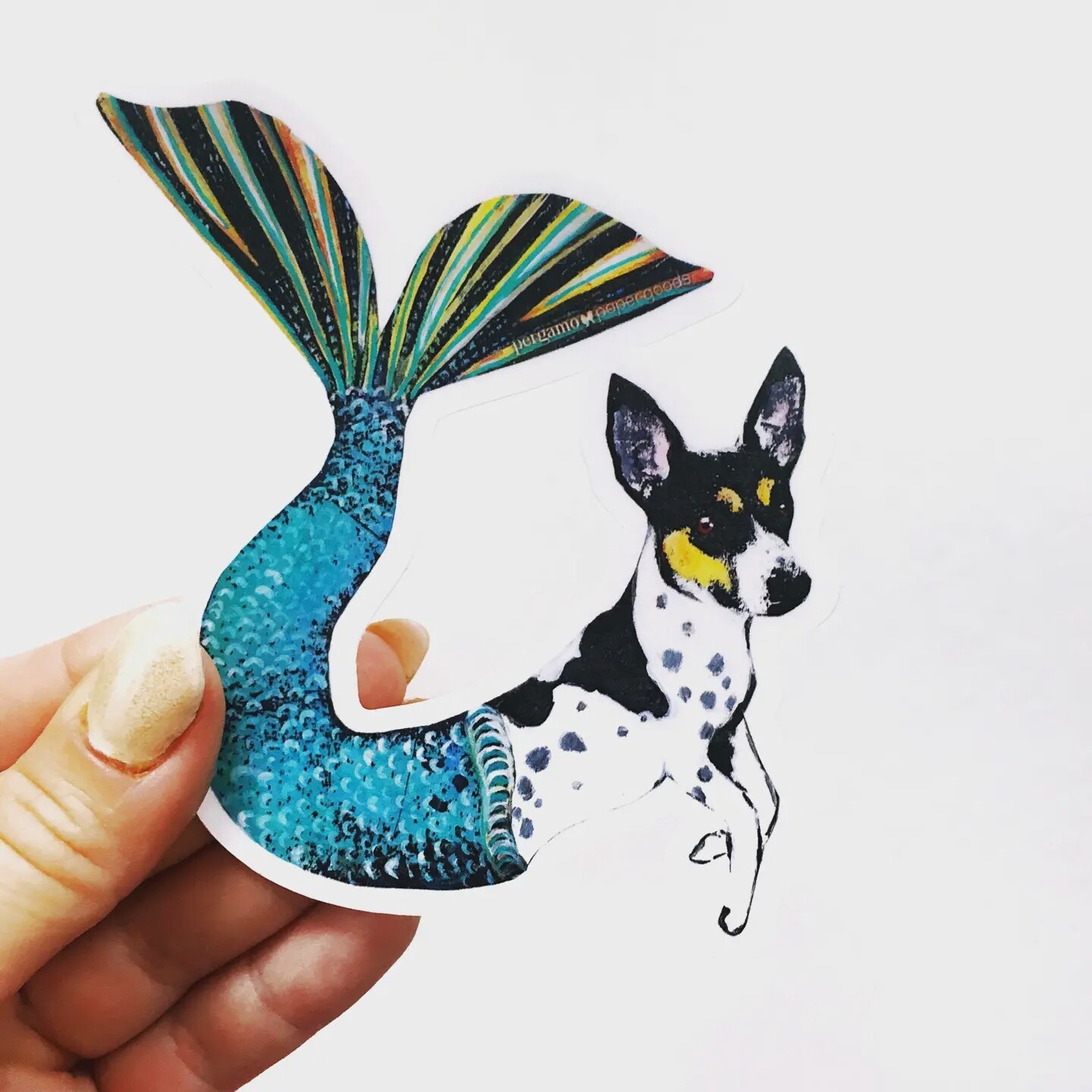 Dog Mermaid Sticker