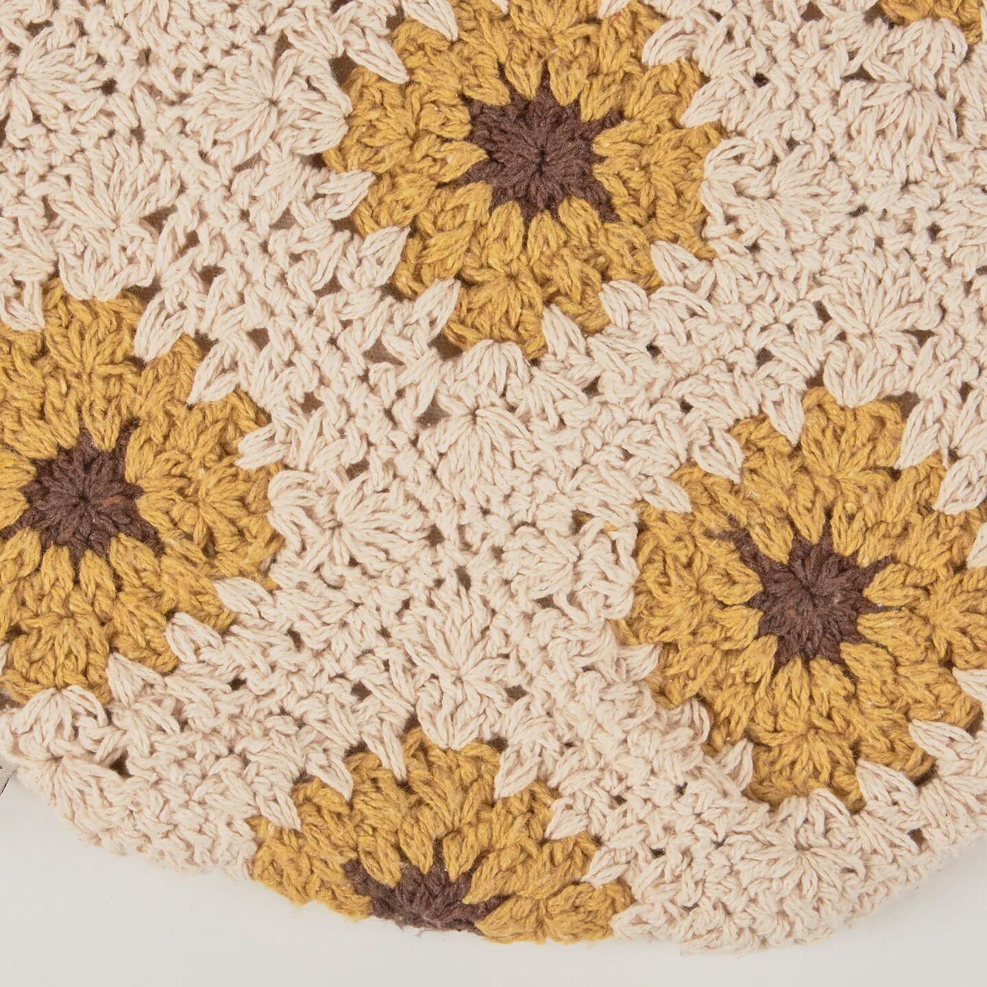 Crochet Sunflower Tote