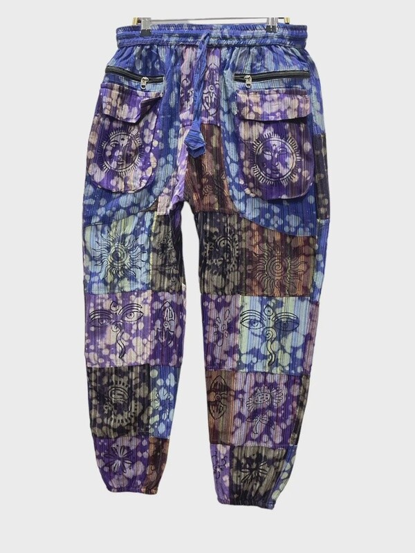 Patchwork Pants D377