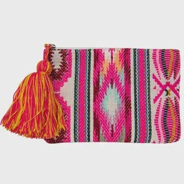 Boho Cotton Acrylic Pocket Book