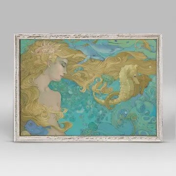 Mother Ocean Mini Framed Canvas
